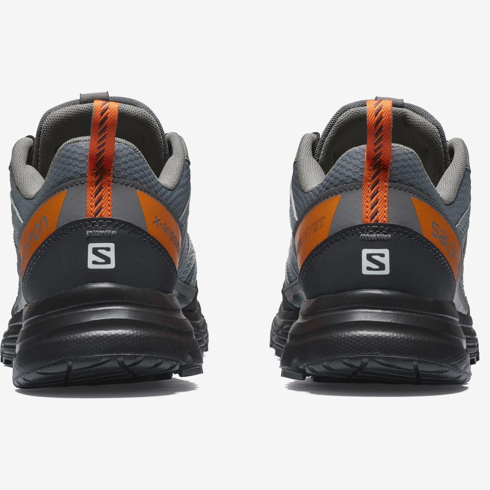 Men's Salomon X-MISSION MYST Sneakers Grey/Orange | SA86509-389