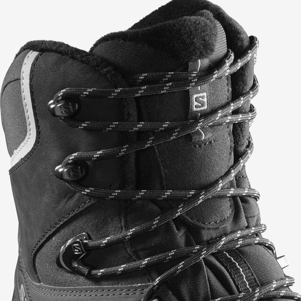 Men's Salomon X ULTRA WINTER CLIMASALOMON™ WATERPROOF 2 Winter Boots Black | SA07346-619