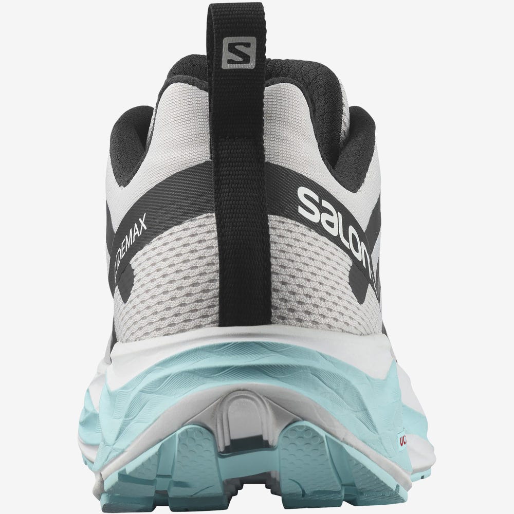 Women's Salomon GLIDE MAX Running Shoes Beige/Black/Turquoise | SA90375-809