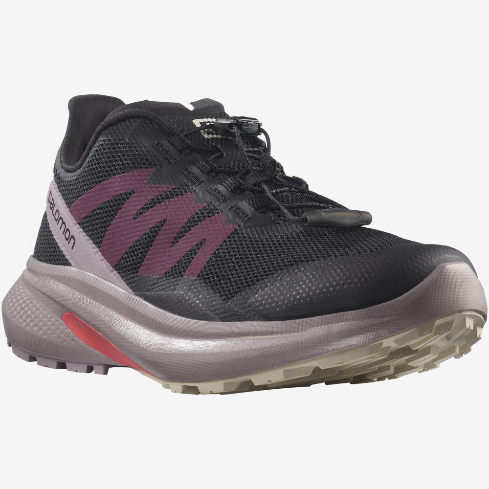 Women's Salomon HYPULSE Trail Running Shoes Black | SA31425-621