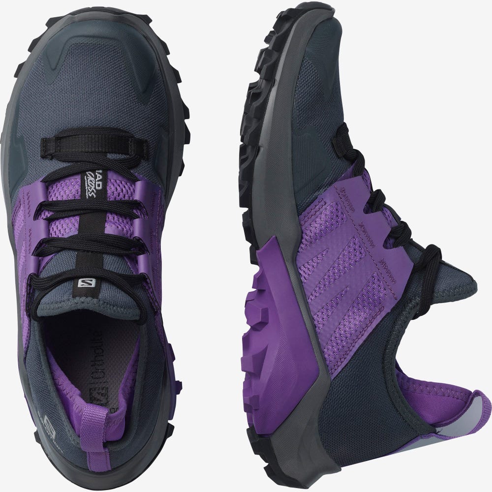 Women's Salomon MADCROSS Trail Running Shoes Royal Purple | SA73089-125