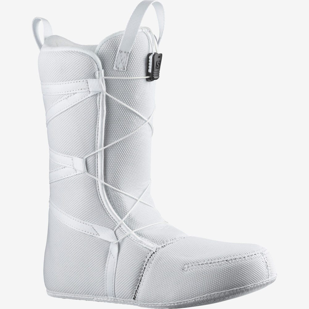 Women's Salomon PEARL BOA WHITE Snowboard Boots White | SA64783-451