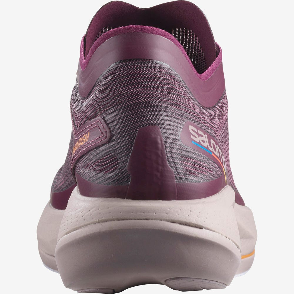 Women's Salomon PHANTASM Running Shoes Purple/Purple | SA61385-731