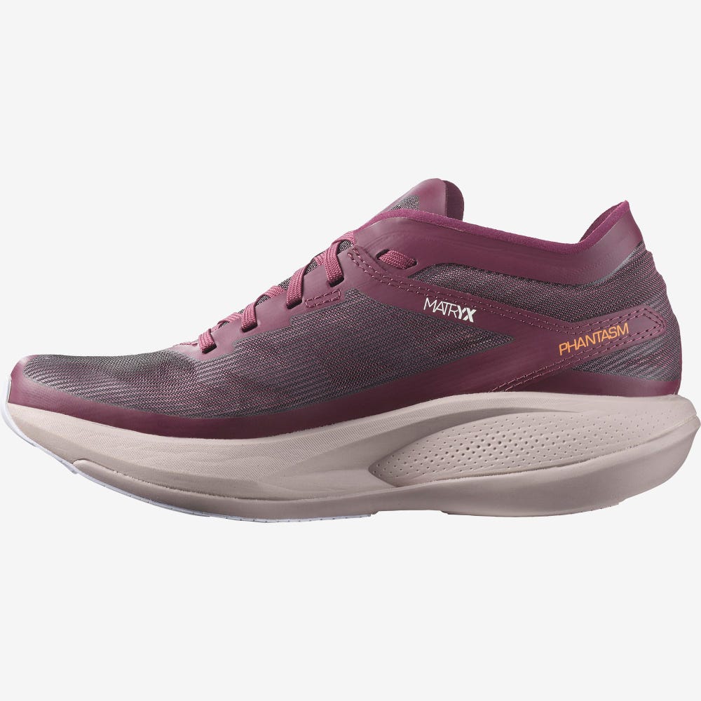 Women's Salomon PHANTASM Running Shoes Purple/Purple | SA61385-731