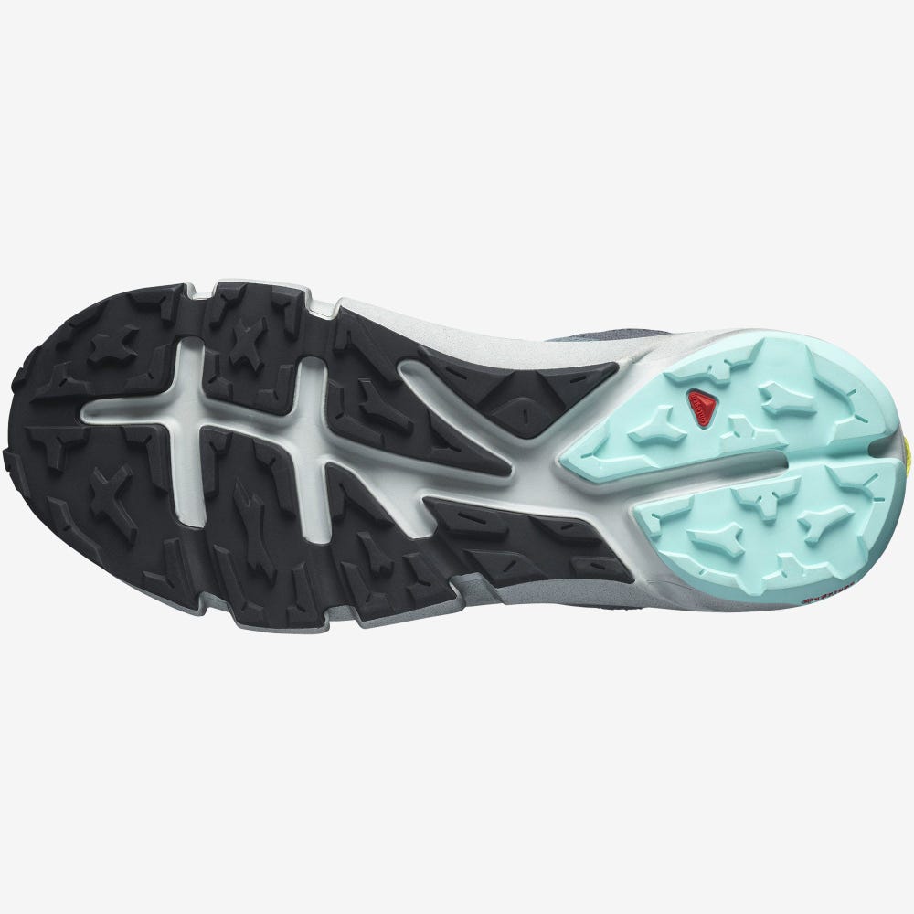 Women's Salomon PREDICT HIKE GORE-TEX Hiking Shoes Grey/Turquoise | SA05693-358