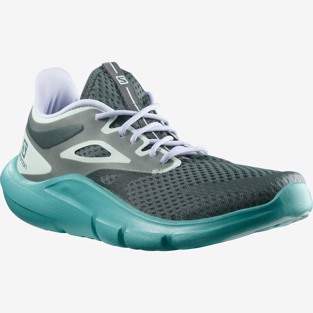 Women's Salomon PREDICT MOD Running Shoes Grey/Purple | SA29145-436