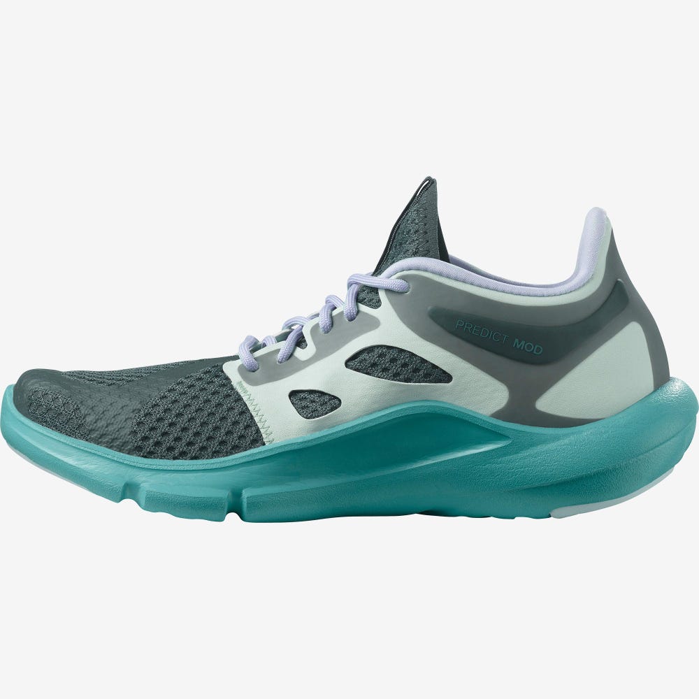 Women's Salomon PREDICT MOD Running Shoes Grey/Purple | SA29145-436