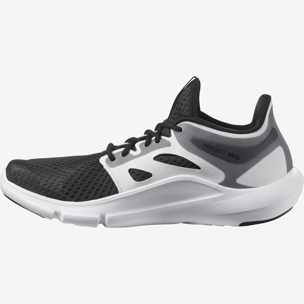 Women's Salomon PREDICT MOD Running Shoes Black/White | SA93685-753