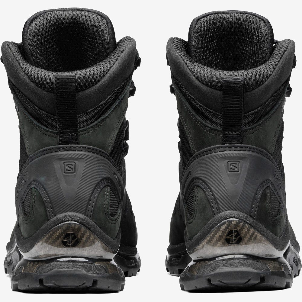 Women's Salomon QUEST 4D GORE-TEX ADVANCED Sneakers Black | SA23715-751