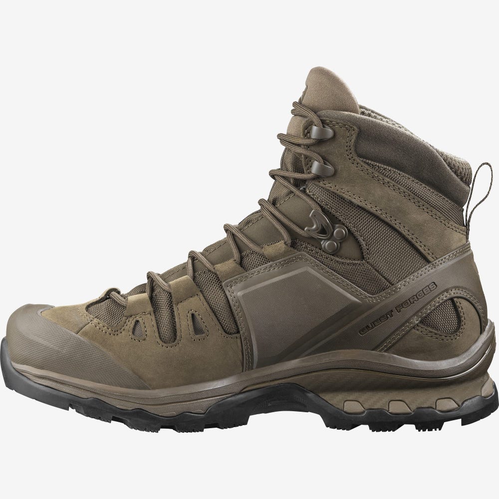 Women's Salomon QUEST 4D GORE-TEX FORCES 2 EN Tactical Boots Brown | SA34286-703