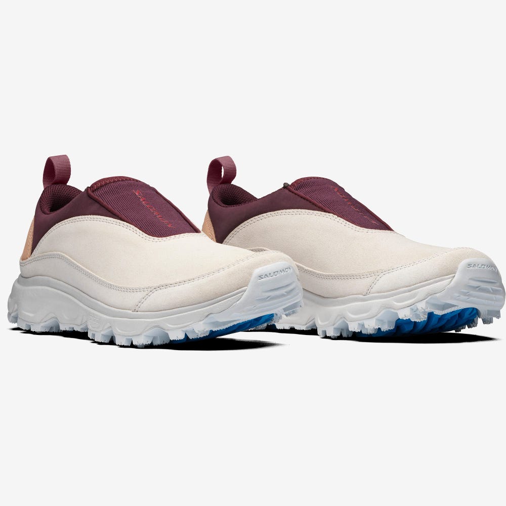 Women's Salomon RX SNOW MOC 2 ADVANCED Sneakers Beige/Burgundy | SA98132-584