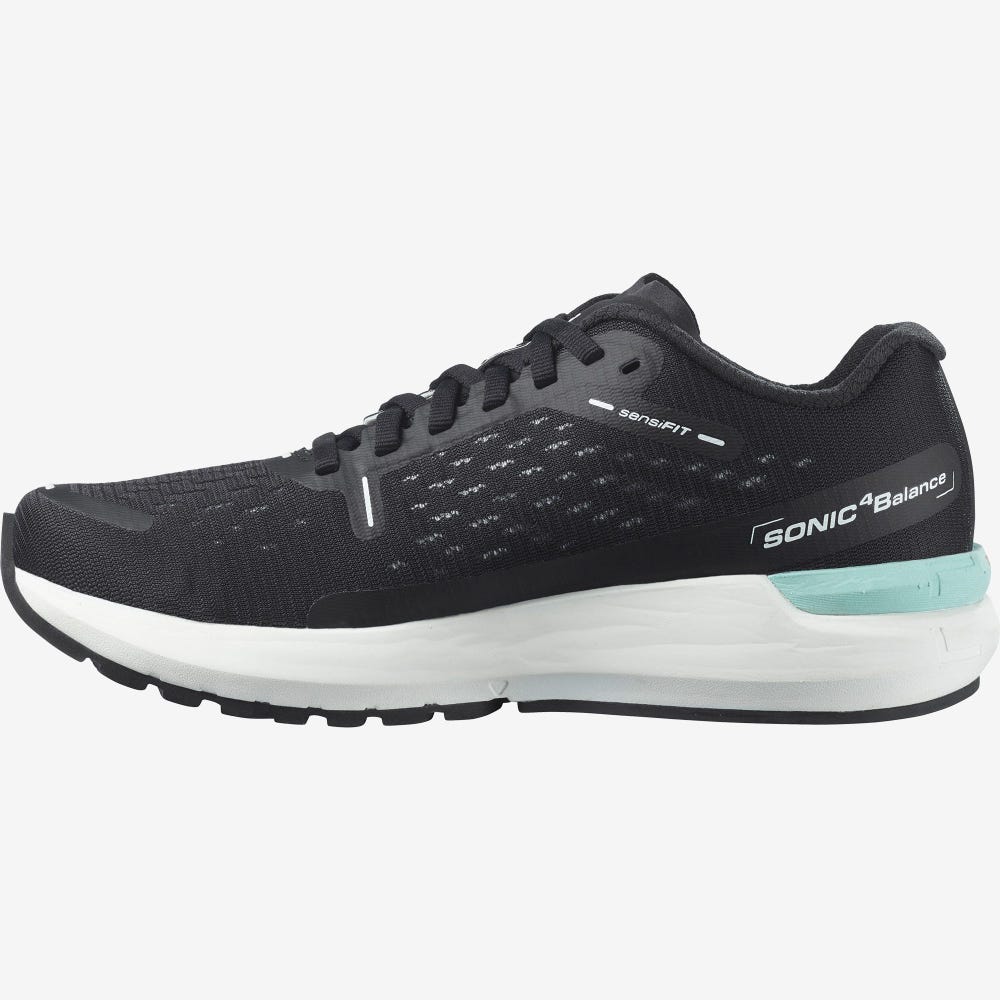 Women's Salomon SONIC 4 Balance Running Shoes Black/White/Black | SA87390-826