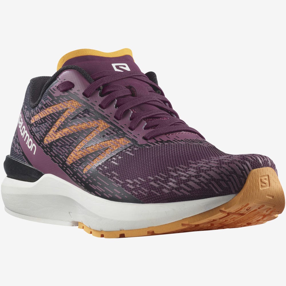 Women's Salomon SONIC 5 BALANCE Running Shoes Purple/Black/Orange | SA67812-985