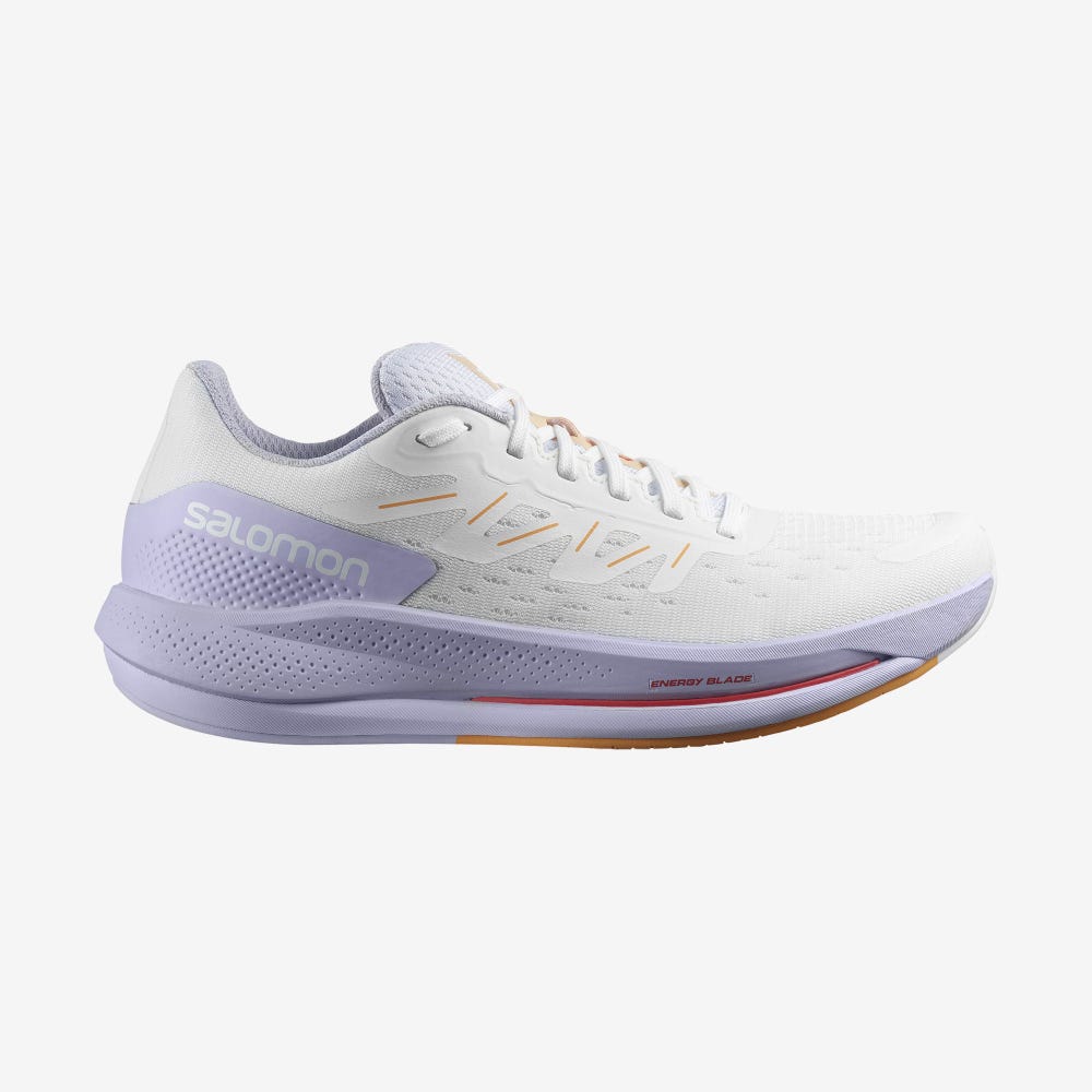 Women\'s Salomon SPECTUR Running Shoes White/Purple/Orange | SA15804-542