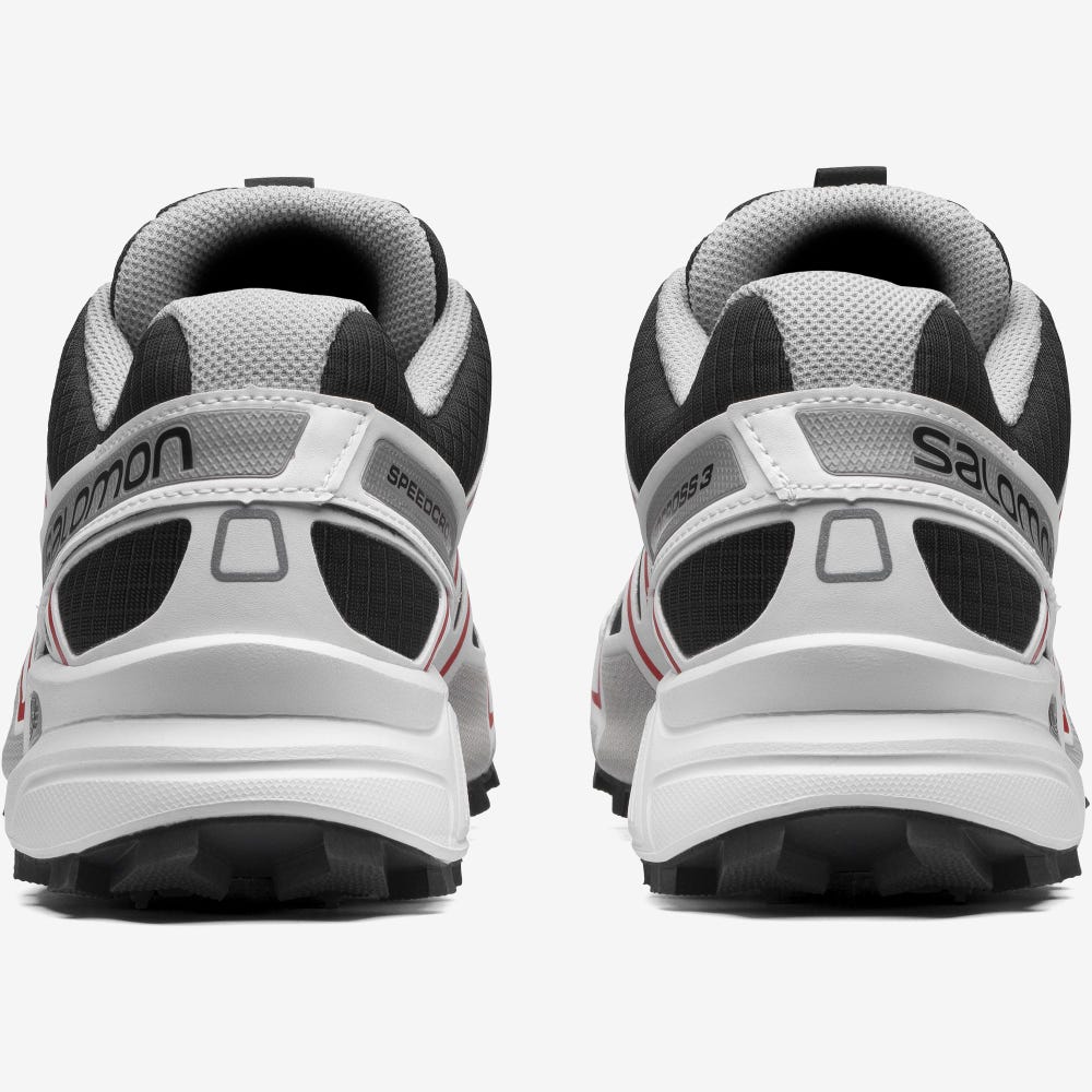 Women's Salomon SPEEDCROSS 3 GRADIENT Sneakers Black/White | SA85103-413