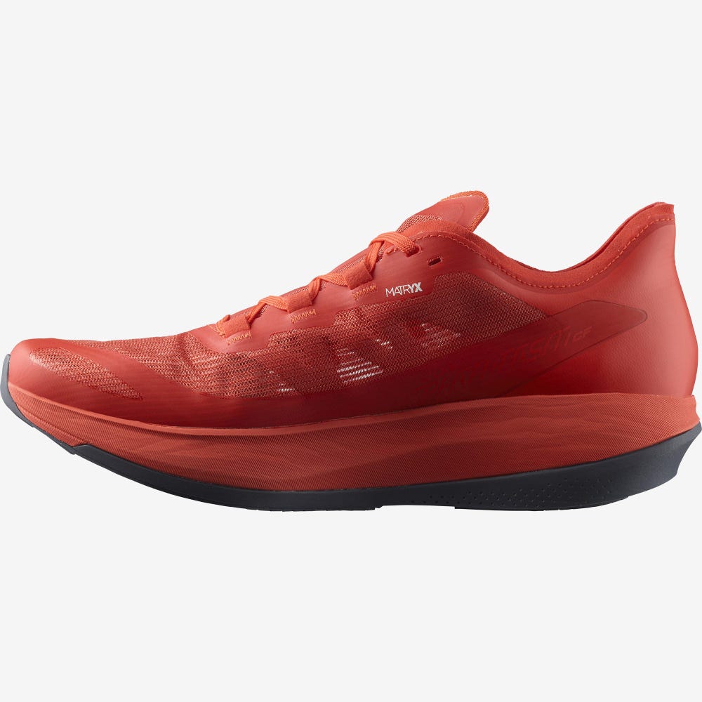 Women's Salomon S/LAB PHANTASM CF Running Shoes Red/Red/Red | SA78314-275