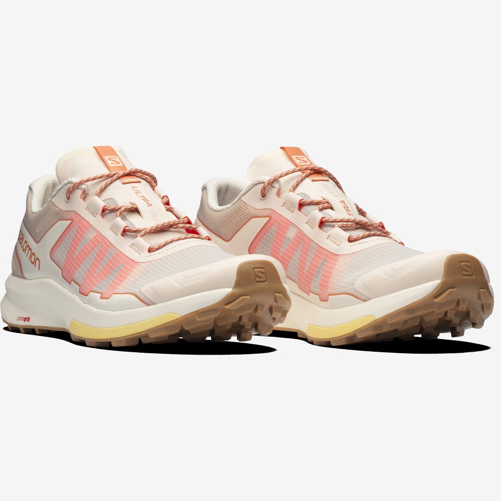 Women's Salomon ULTRA RAID Sneakers Beige/Light Brown/Orange | SA29514-032