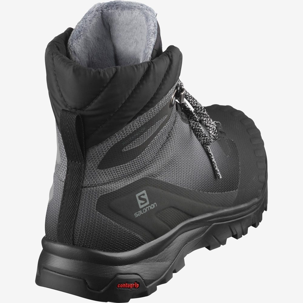 Women's Salomon VAYA BLAZE THINSULATE™ CLIMASALOMON™ WATERPROOF Hiking Boots Black | SA18063-071