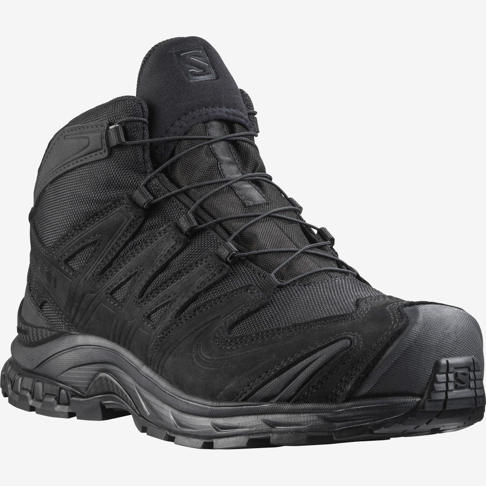 Women's Salomon XA FORCES MID GORE-TEX EN Tactical Boots Black | SA58670-725