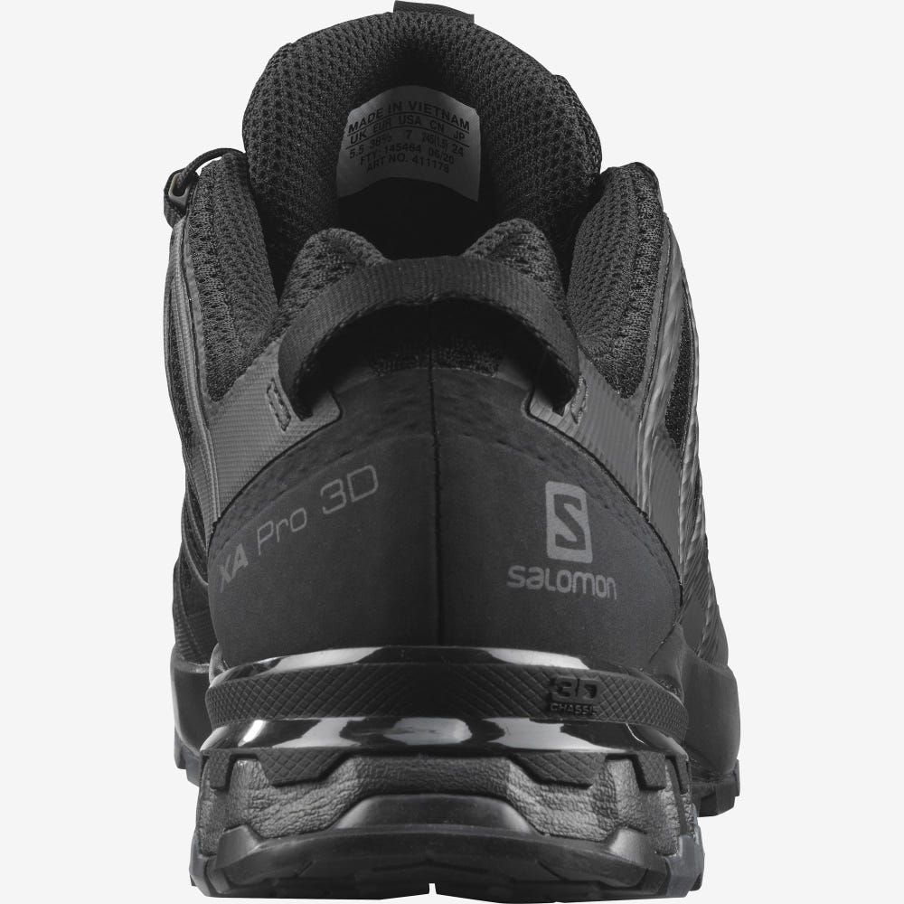 Women's Salomon XA PRO 3D v8 Hiking Shoes Black | SA57108-293