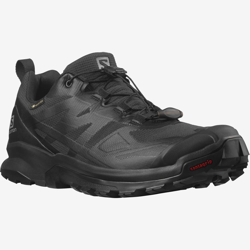 Women's Salomon XA ROGG 2 GORE-TEX Hiking Shoes Black | SA51938-250