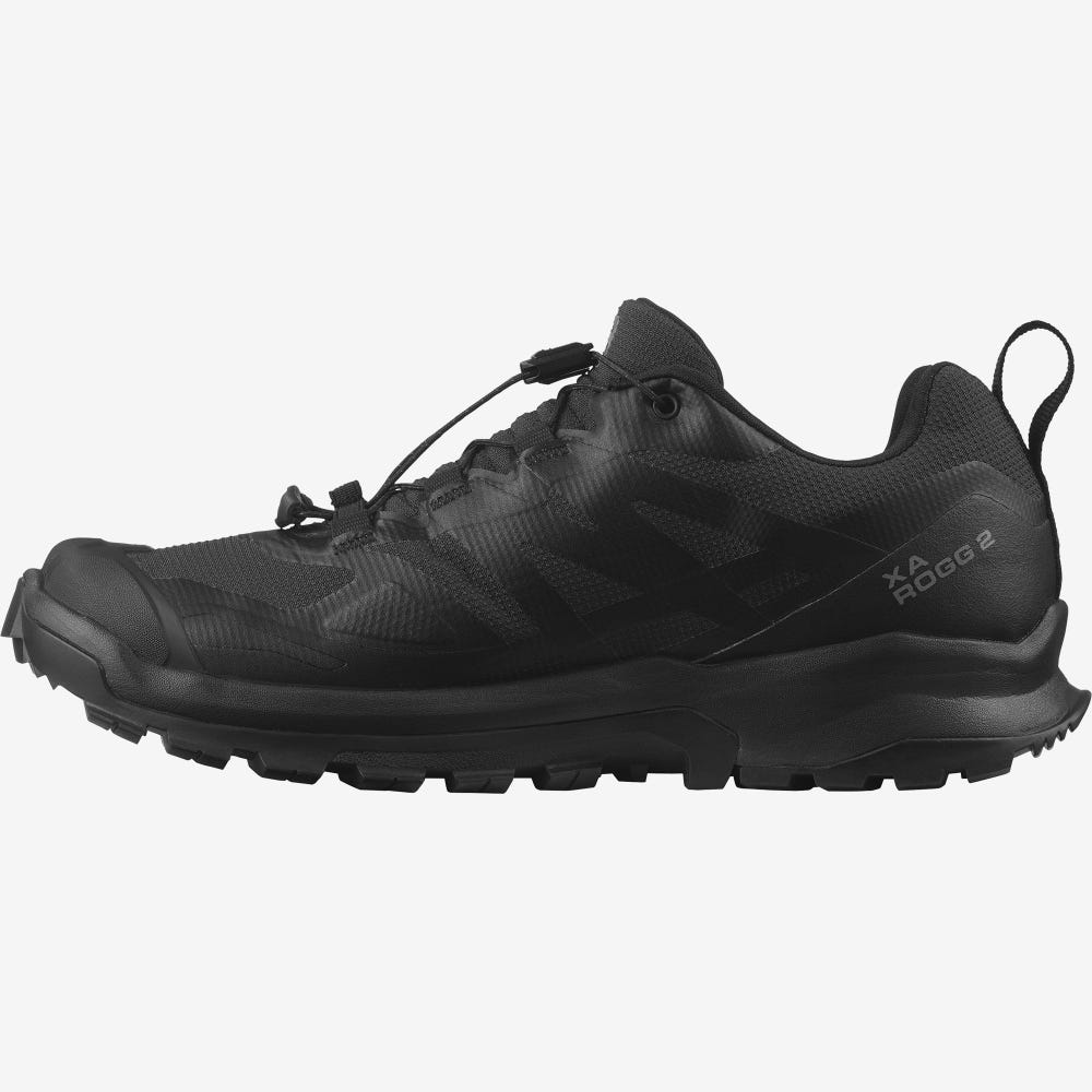 Women's Salomon XA ROGG 2 GORE-TEX Hiking Shoes Black | SA51938-250