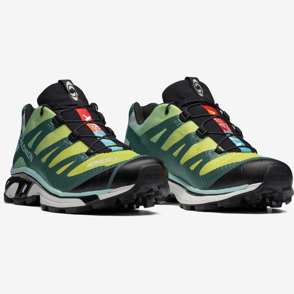 Women's Salomon XT-4 ADVANCED Sneakers Turquoise/Light Yellow | SA68025-753