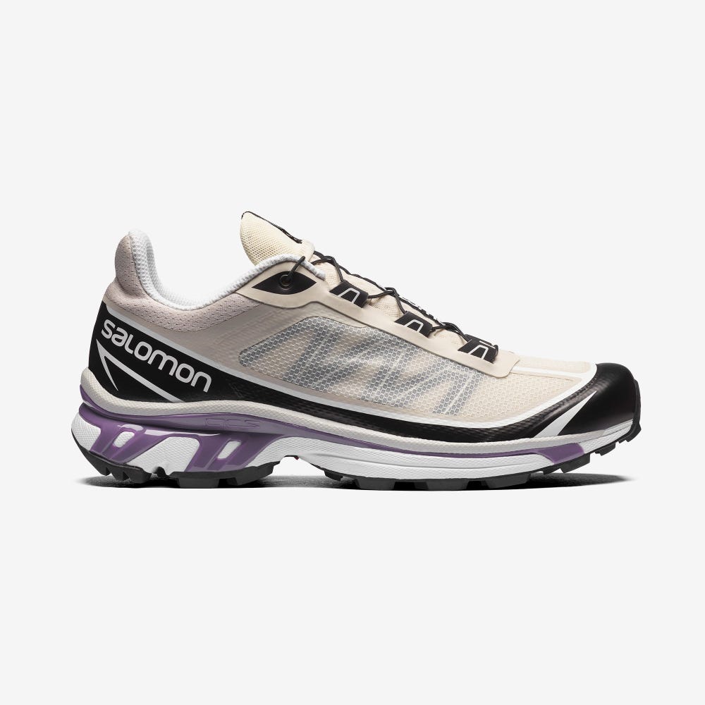 Women\'s Salomon XT-6 FT Sneakers Beige/Black/Royal Purple | SA96318-497