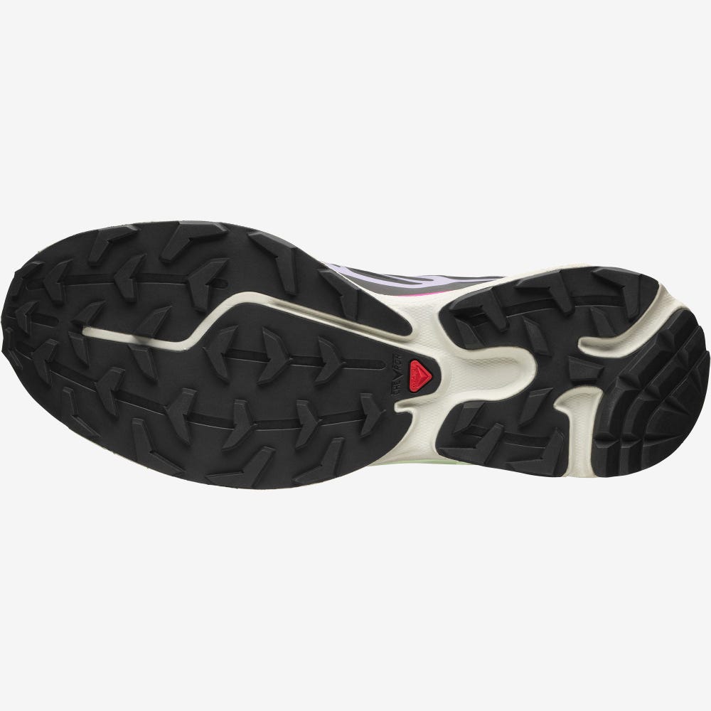 Women's Salomon XT-6 Sneakers Black/Lavender | SA85417-128