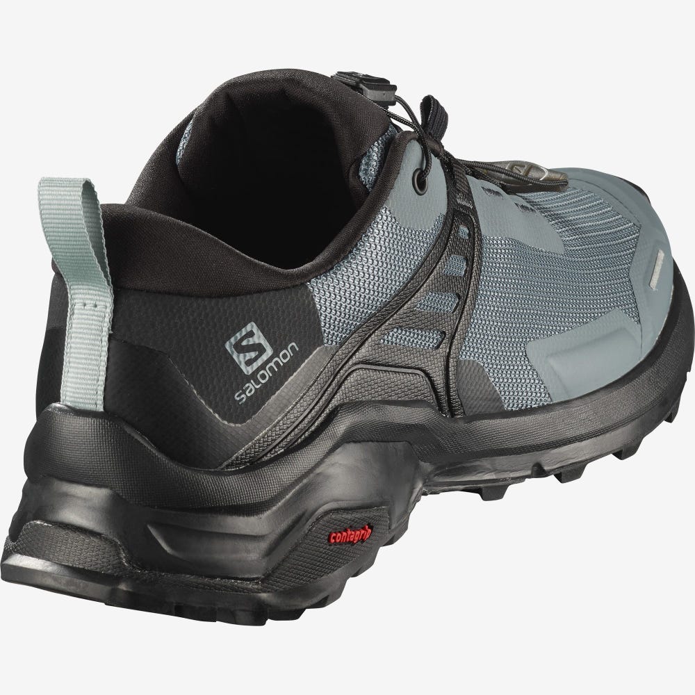 Women's Salomon X RAISE Hiking Shoes Grey/Black | SA64038-752