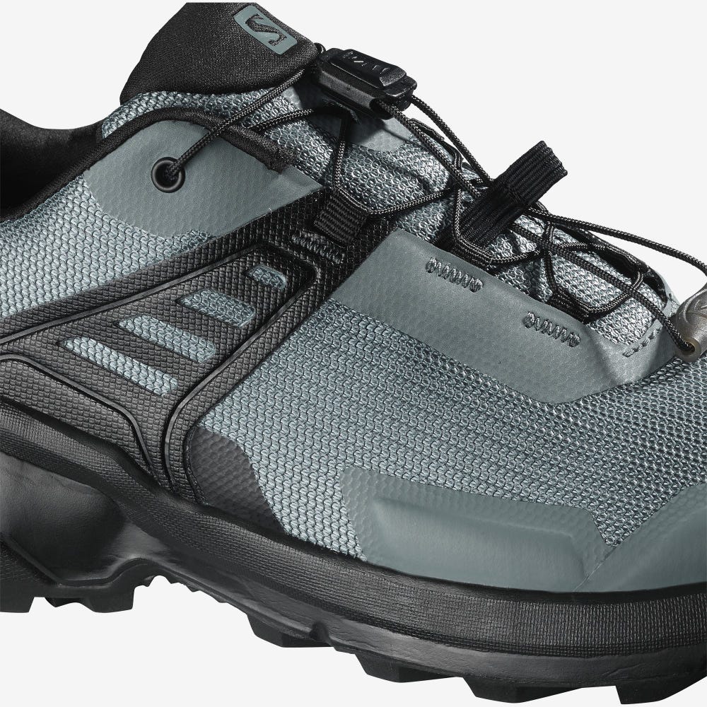 Women's Salomon X RAISE Hiking Shoes Grey/Black | SA64038-752