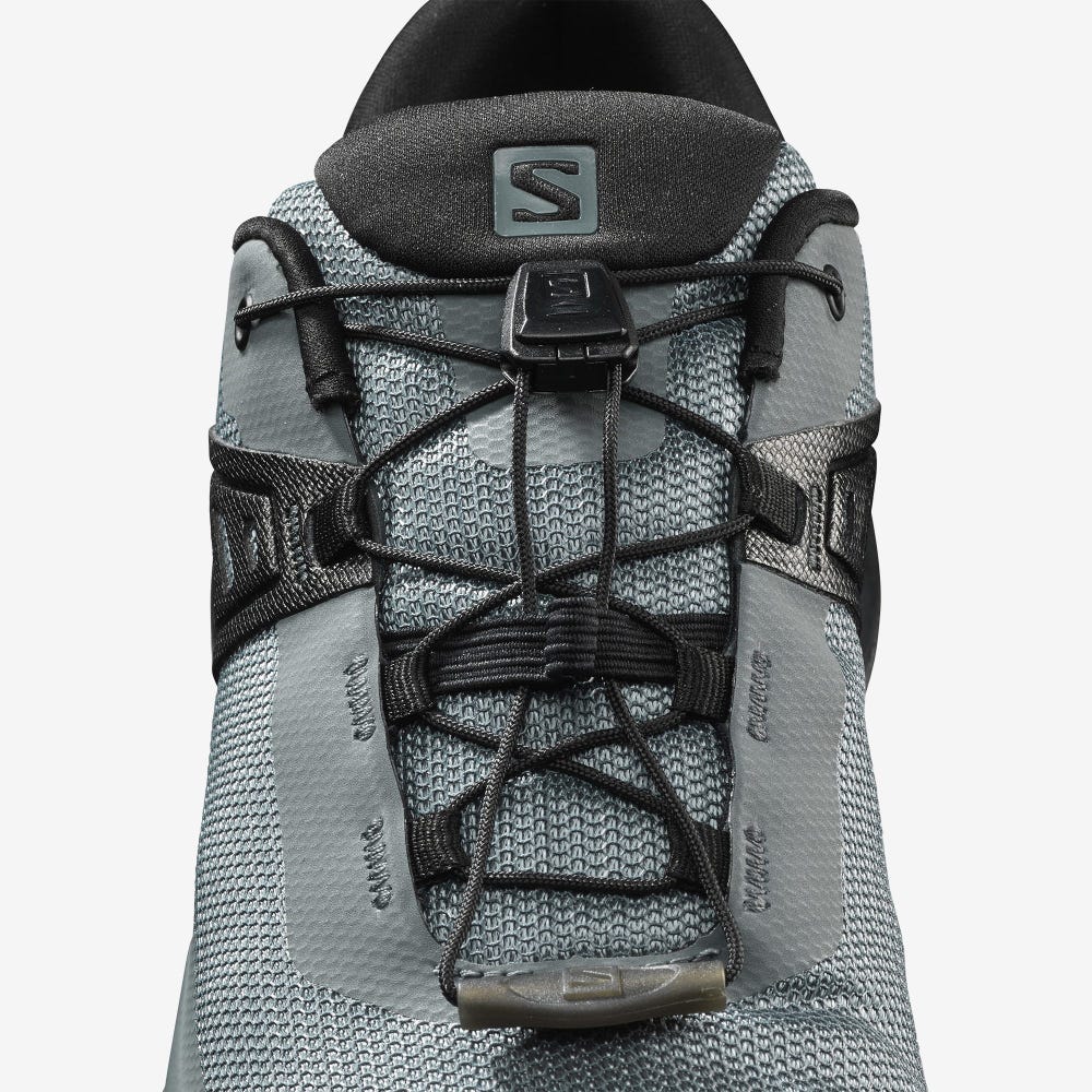 Women's Salomon X RAISE Hiking Shoes Grey/Black | SA64038-752