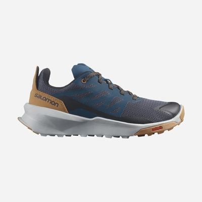 Kids' Salomon PATROL Trail Running Shoes Grey/Blue/Brown | SA34615-594