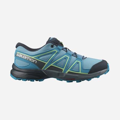 Kids' Salomon SPEEDCROSS Hiking Boots Blue | SA56087-407