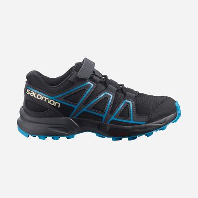 Kids' Salomon SPEEDCROSS Trail Running Shoes Black | SA36519-673