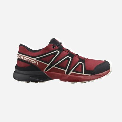 Kids' Salomon SPEEDCROSS Trail Running Shoes Red/Pink/Light Yellow | SA73495-416