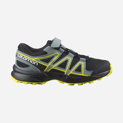 Kids' Salomon SPEEDCROSS Trail Running Shoes Black | SA94752-789