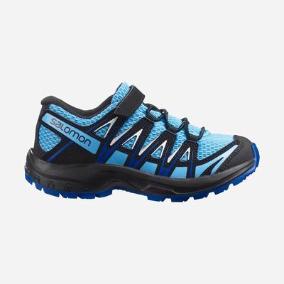 Kids' Salomon XA PRO 3D K Hiking Boots Blue Indigo/Blue/Turquoise | SA74293-367