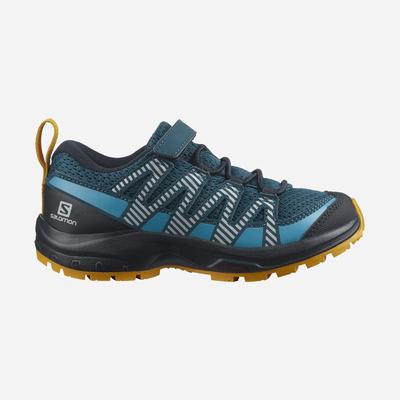 Kids' Salomon XA PRO V8 Hiking Boots Blue | SA62740-672