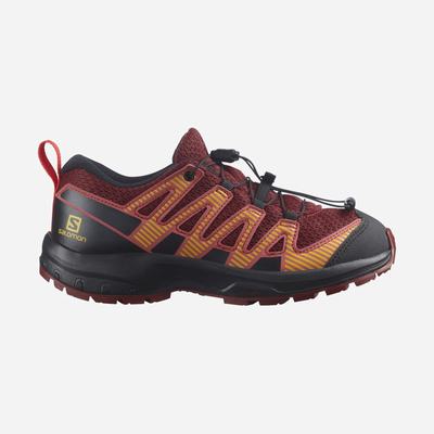 Kids' Salomon XA PRO V8 Trail Running Shoes Red/Black/Red | SA47158-462