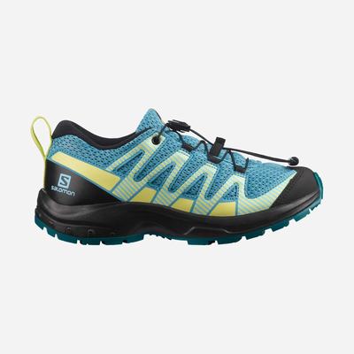 Kids' Salomon XA PRO V8 Trail Running Shoes Blue/Black | SA75813-765