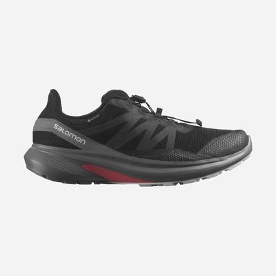 Men's Salomon HYPULSE GORE-TEX Trail Running Shoes Black | SA50621-650