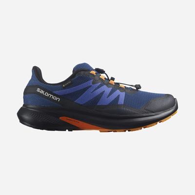 Men's Salomon HYPULSE GORE-TEX Trail Running Shoes Blue/Black/Orange | SA94836-816