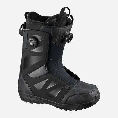 Men's Salomon LAUNCH BOA SJ BOA Snowboard Boots Black | SA93658-637