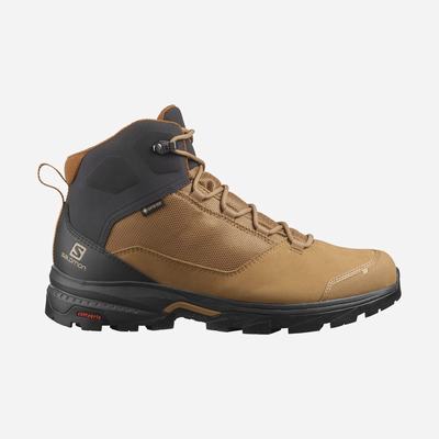 Men's Salomon OUTWARD GORE-TEX Hiking Boots Brown | SA86351-084