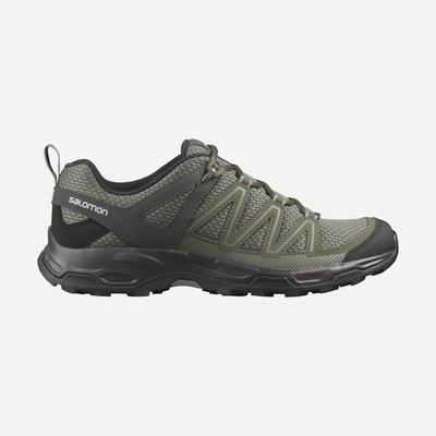 Men's Salomon PATHFINDER Hiking Shoes Olive | SA97486-720