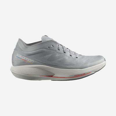 Men's Salomon PHANTASM Running Shoes Grey/Red | SA82756-972