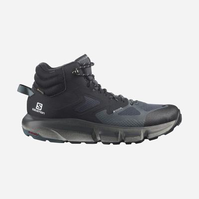 Men's Salomon PREDICT HIKE MID GORE-TEX Hiking Boots Grey/Black | SA17835-639