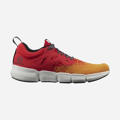 Men's Salomon PREDICT SOC 2 Running Shoes Yellow/Red/Black | SA87395-458