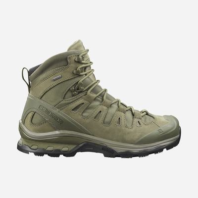 Men's Salomon QUEST 4D GORE-TEX FORCES 2 EN Tactical Boots Green/Black | SA18794-056